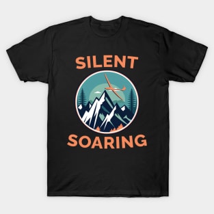 Silent Soaring Glider Pilot Pilots T-Shirt